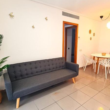 Beach Valencia Luxury D15-9 Apartment With Terrace And Sea Views With Two Rooms エクステリア 写真