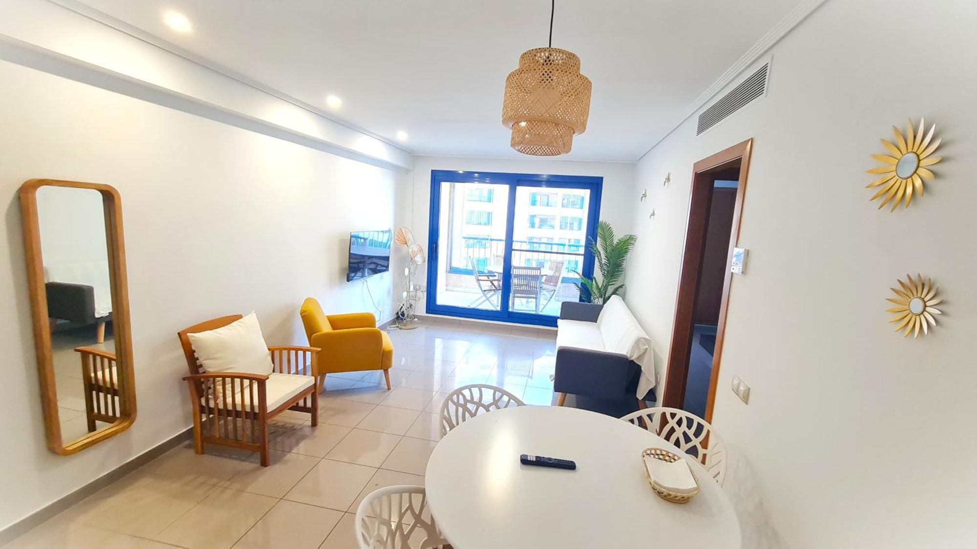 Beach Valencia Luxury D15-9 Apartment With Terrace And Sea Views With Two Rooms エクステリア 写真